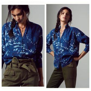 NWT Anthropologie pilcro the Tavi ruffled Shirt